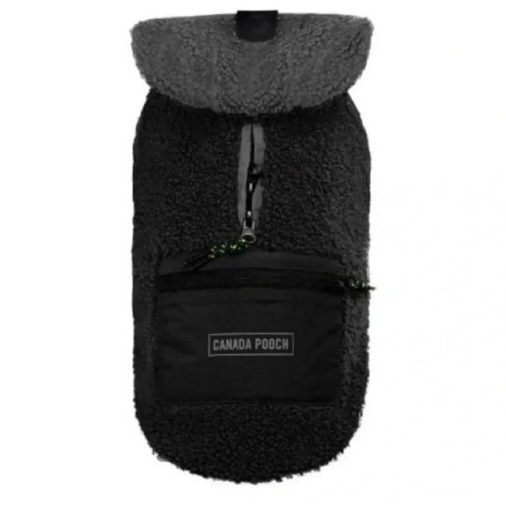 Canada Pooch Cool Factor Hoodie Sz 20 Black Dog Hoodie Jacket 33-40LBS NWT